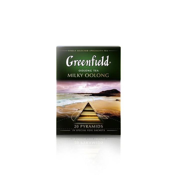 Greenfield Чай зелёный Milky Oolong, пирамидки, 20 пакетиков по 1,8 г ...