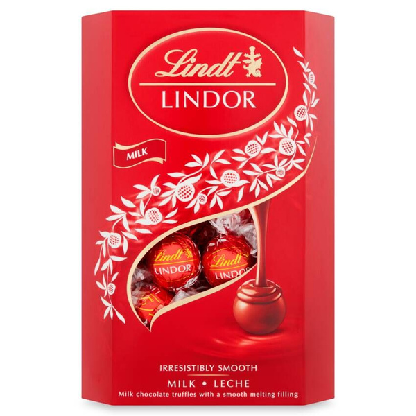 Конфеты Lindt Lindor из молочного шоколада с тающей начинкой / Milk ...