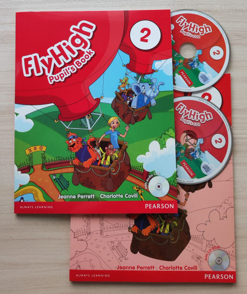 FlyHigh 2 Pupil's Book, Activity Book, 2 CDs, CD-ROM, КОМПЛЕКТ учебник ...