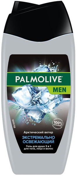 Гель для душа Palmolive Men Арктический ветер 3 в 1 для тела лица и ...