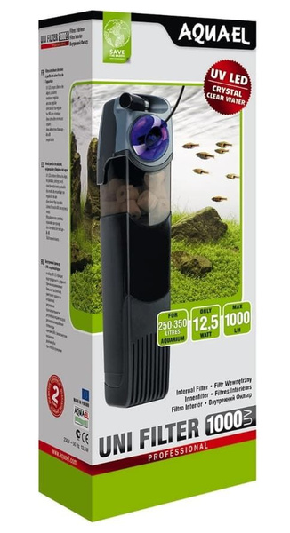 Внутренний аквариумный фильтр Aquael Uni Filter 1000 uv power - купить ...