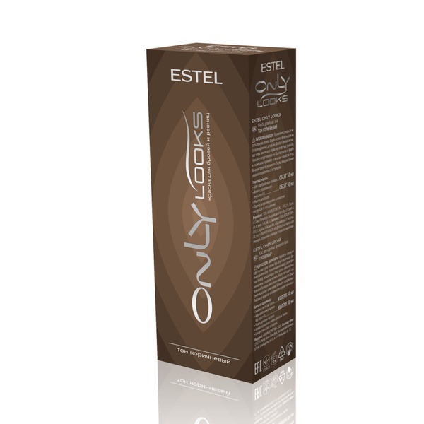 Краска для бровей и ресниц ESTEL Only Looks 602 Коричневый - купить с ...
