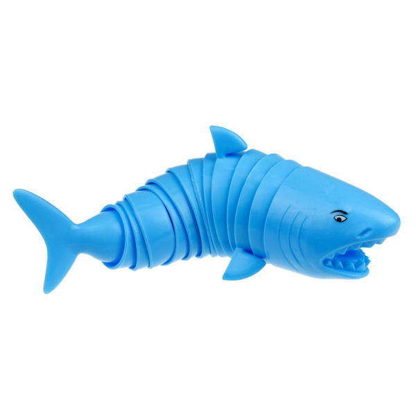 Акула игрушка 1TOY Гремушка гусеница антистресс, детская тактильная ...