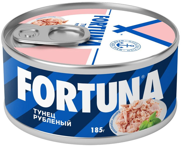 Тунец Fortuna рубленый 185г - купить с доставкой по выгодным ценам в ...