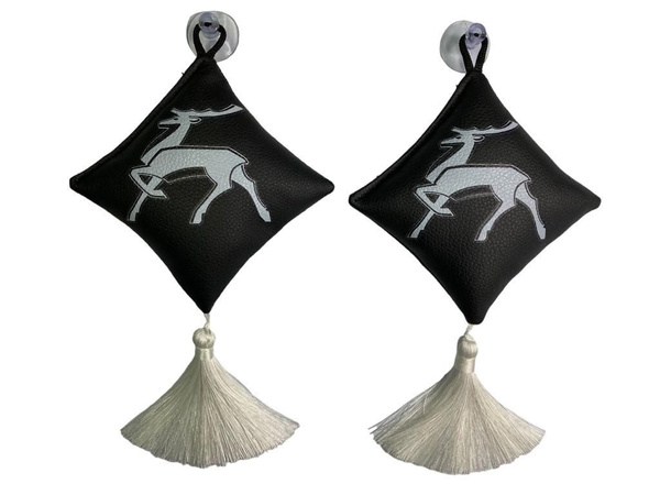 Вымпел-подушка двусторонний ( обратная сторона автомобиль) на присоске ...