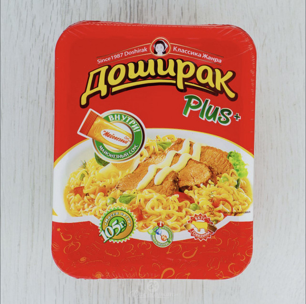 Доширак лапша PLUS Говядина 24 шт - купить с доставкой по выгодным ...