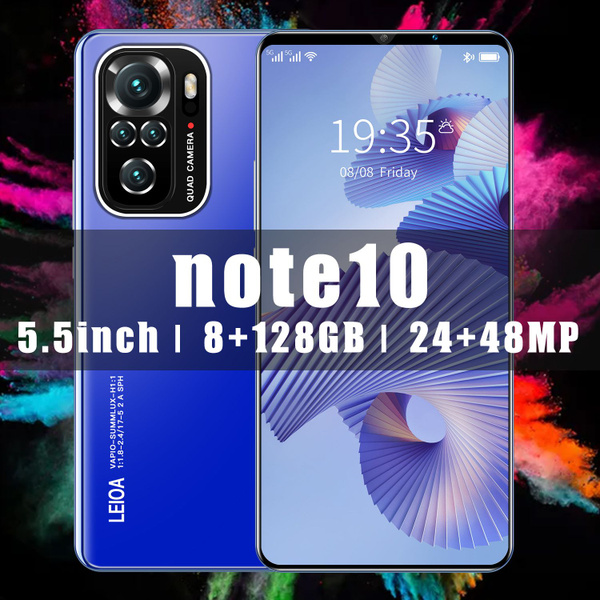 Смартфон Note 10 pro с большой мощностью, с широкоугольным hd экраном ...