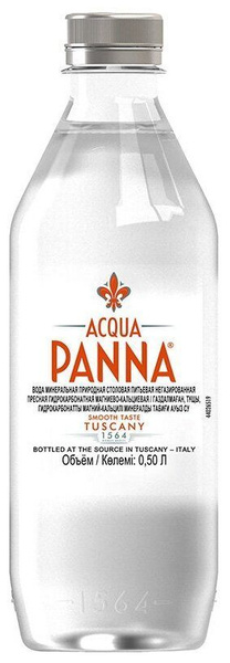 Вода минеральная Acqua Panna негазированная (Аква Панна) 0,5л х 24шт ...