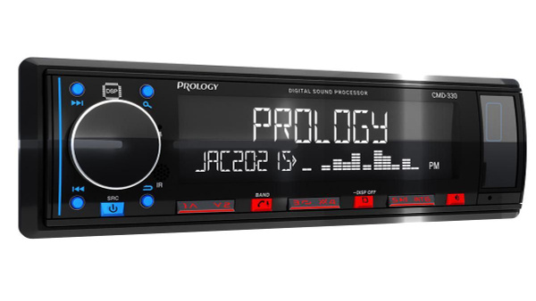 Магнитола в машину PROLOGY CMD-330 с блютуз, FM, USB, BT ресивер с DSP ...