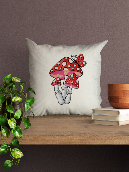 Подушка декоративная 40 х 40 грибы 40x40 - купить по низкой цене в ...