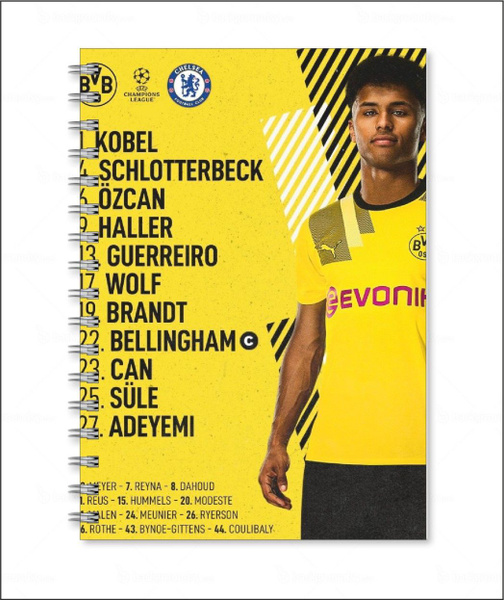 Тетрадь футбольный клуб Боруссия - Borussia № 18 - купить с доставкой ...