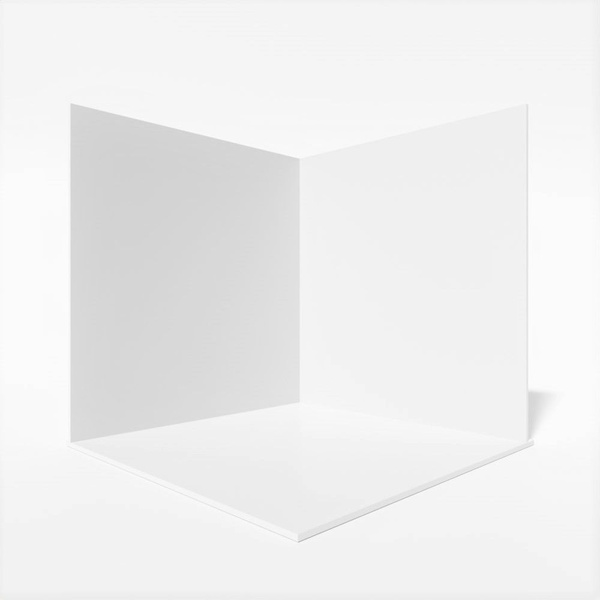 Фотобокс / Фотофон белый для предметной съемки безбликовый, 3D-фотофон ...