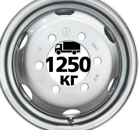 Колесный диск SUNRISE WHEEL 16x5.5" PCD6x170 ET106 D130 Штампованный ...