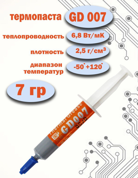 Термопаста GD007 купить по выгодной цене в интернет-магазине OZON ...
