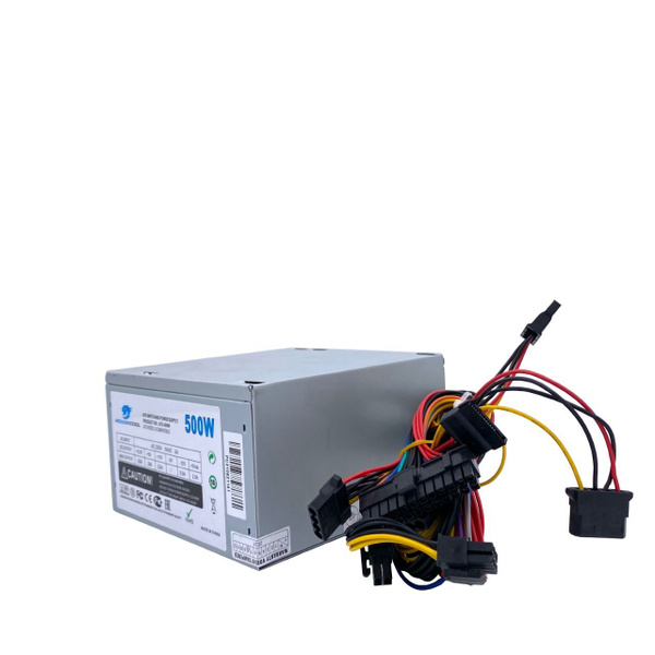 Блок питания для компьютера, PowerCool ATX-500W, 500 Вт, OEM, без ...