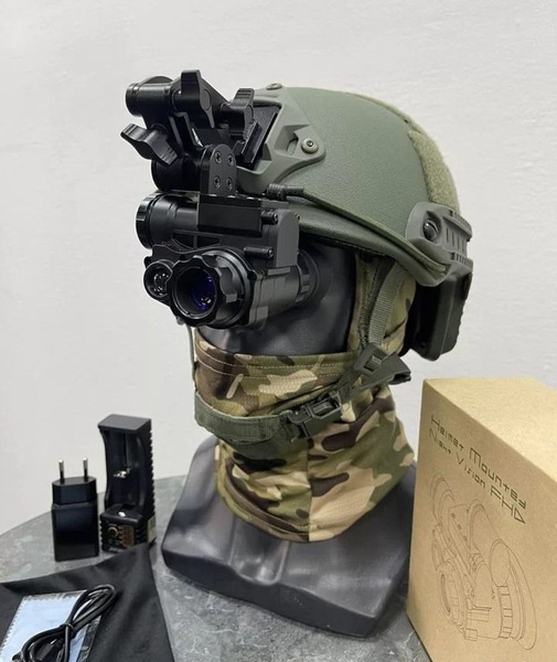 Прибор ночного видения на голову, монокуляр на шлем ПНВ NVG-10 - купить ...