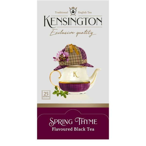 Чай черный Kensington Spring thyme с чабрецом в пакетиках 2гр*25 шт*3 ...