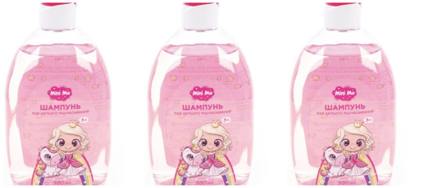 Vilsen Детский шампунь, Mini Me для легкого расчесывания, 500 мл, 3 шт ...