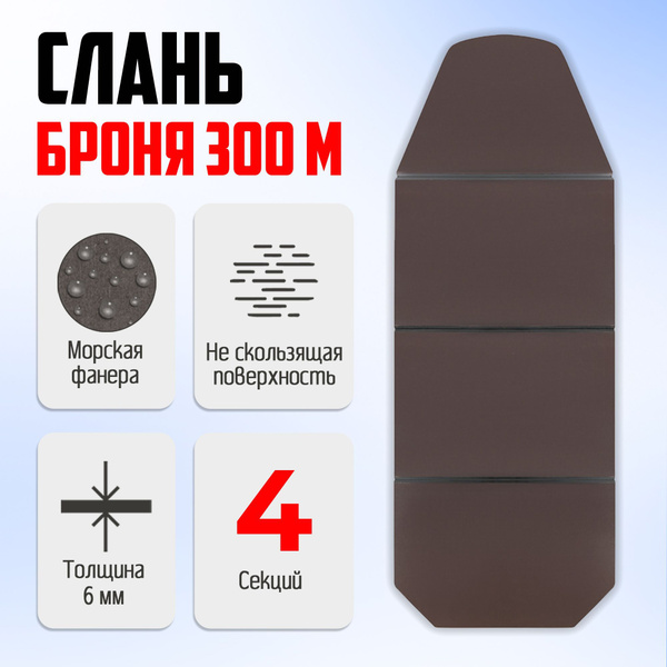 Сплошной пол для лодки (слань) для лодки ПВХ Броня 300 М из морской ...