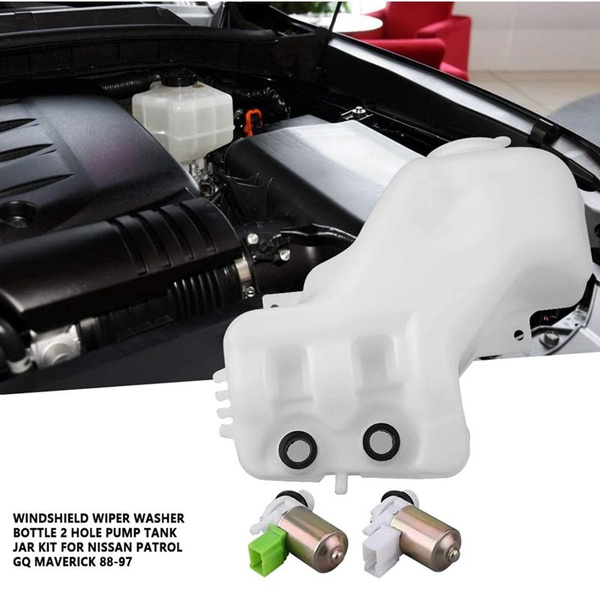 Бутылка омывателя стеклоочистителя 2 отверстиями автомобиля насосом и ...