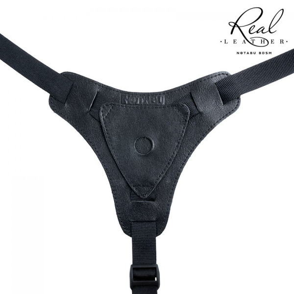 Кожаные страпон-трусики со штырьком Real Leather (размер M) - купить с ...