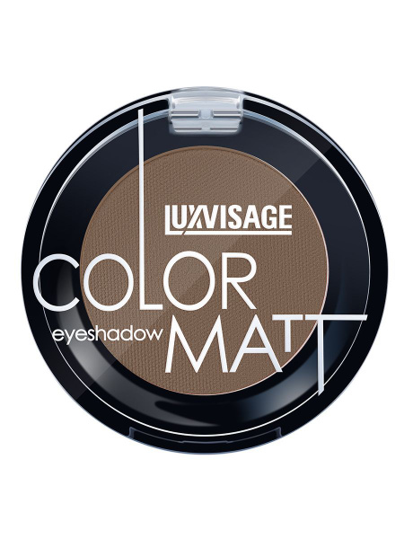Матовые тени для век LUXVISAGE COLOR MATT тон 14 DARK BROWN - купить с ...