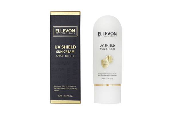 Ellevon Солнцезащитный крем для лица Uv Shield Sun Cream SPF50+ PA ...