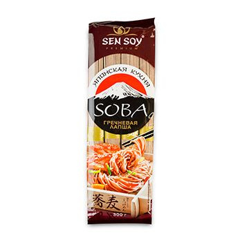 Лапша соба из гречневой муки, Sen Soy, 300 г, Китай - купить с ...