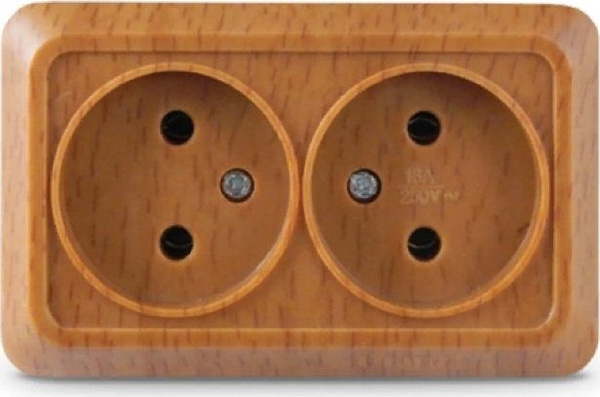 Розетка силовая штепсельная UNIVersal / Универсал Олимп 16А 220В IP20 ...