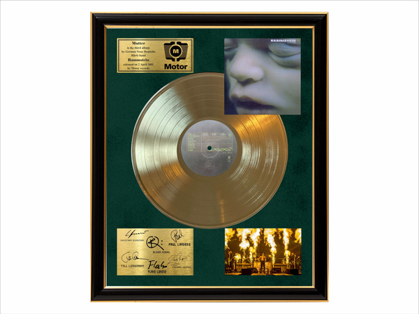 Картина Rammstein Mutter с позолоченным виниловым диском - купить по ...