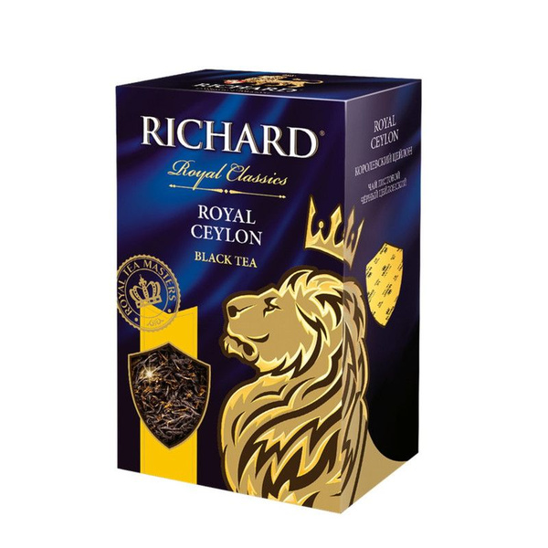 Чай Richard Королевский цейлон чёрный листовой, 90г - купить с ...