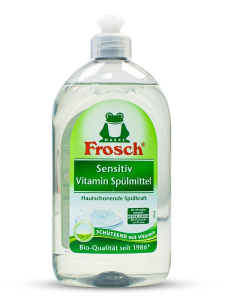 Frosch Бальзам для мытья посуды Sensitiv Vitamin, концентрированный ...