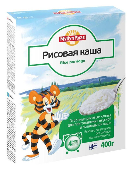Myllyn Paras Рисовая каша 400 гр - купить с доставкой по выгодным ценам ...