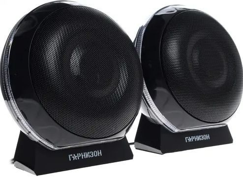 Колонки 2.0 Гарнизон GSP-150 (GSP-150) черный 6 Вт, проводной ПДУ ...