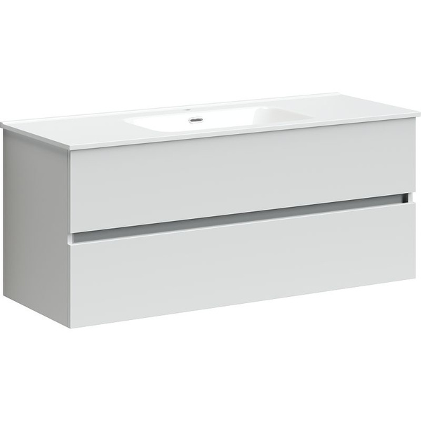 Тумба под раковину Sancos Urban 120 UR120-1W подвесная Белый глянец ...