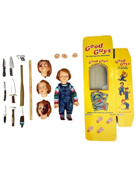 Фигурка кукла Чаки Детские игры Chucky Child's Play (аксессуары, 10 см ...