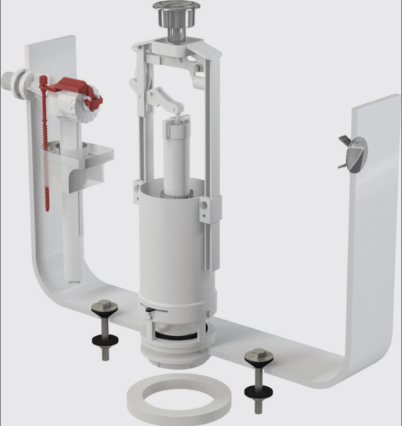 Арматура для бачка унитаза AlcaPlast SA2000S 1/2", комплект с нижней ...