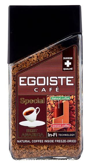 Кофе растворимый EGOISTE Сублимированный 100г. 1шт. - купить с ...