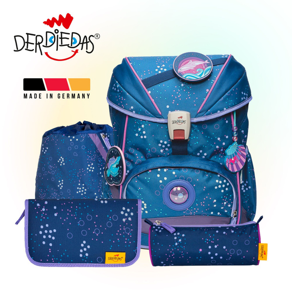 DerDieDas Eco Grey Planet Limitiertes Exklusiv Schulranzen Ergoflex Led