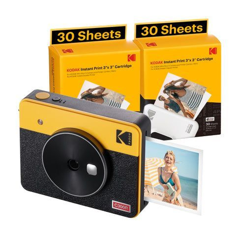 Компактный фотоаппарат Kodak Mini Shot 3, желтый, черный - купить по ...