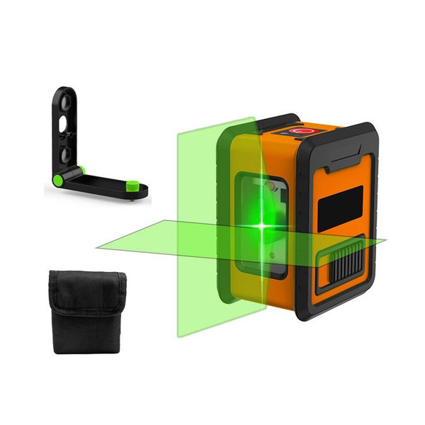 Купить 2-х линейный лазерный уровень с настенной стойкой по низкой цене ...