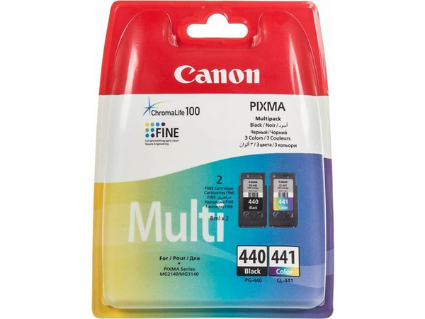 Расходник для печати Canon PG-440/CL-441, Набор CMYK, для струйного ...