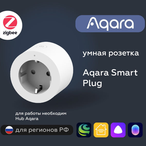Умная розетка Aqara SP-EUC01, регион работы - Россия - купить с ...