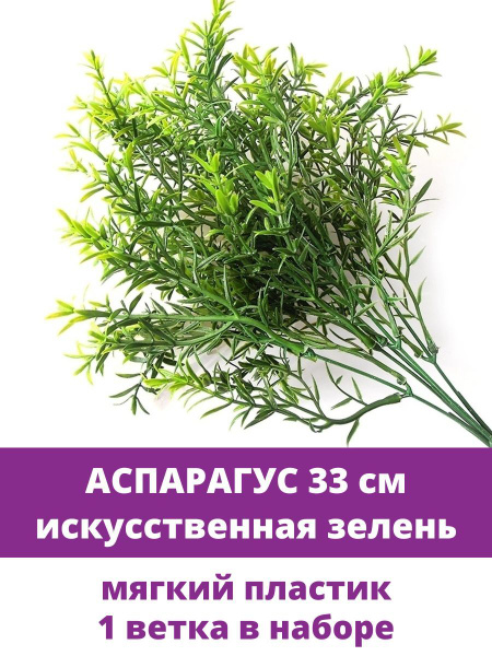 Купить Аспарагус, искусственная зелень из высококачественного пластика ...