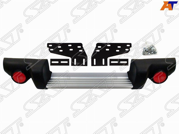 Бампер задний Mitsubishi L200 07-16 / Triton 06-11 (комплектация SPORT)