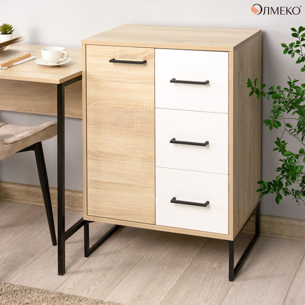 Комод Олмеко 49.35, 60x35.3x85 см, 3 ящ. - купить по выгодной цене в ...