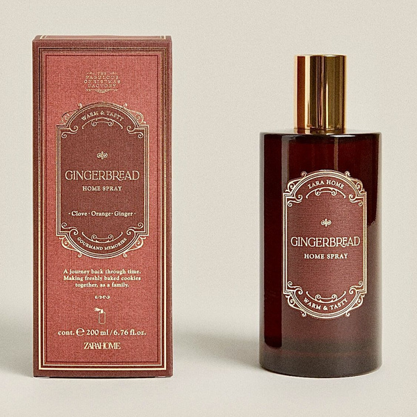 Zara Home GINGERBREAD 200 мл Спрей для дома / Аромат для дома купить