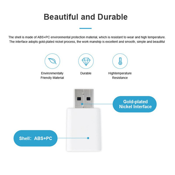 USB-удлинитель сигнала Tuya ZigBee 3.0 для ZigBee2MQTT, вилка ...