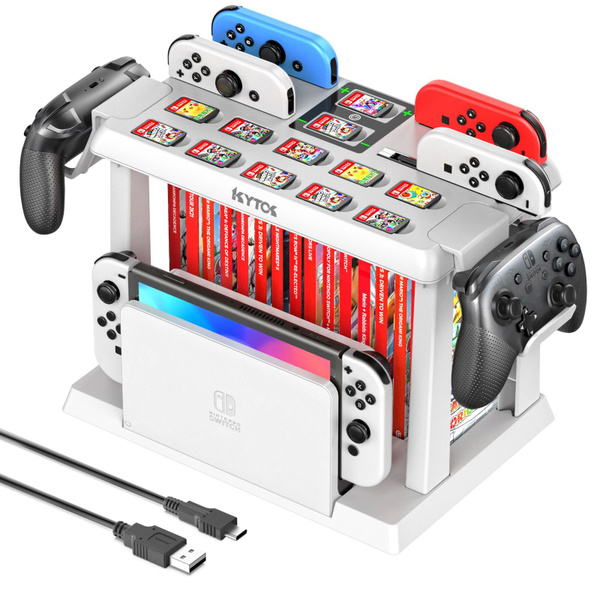 Games Organizer Station, зарядное устройство Nintendo Switch с ...