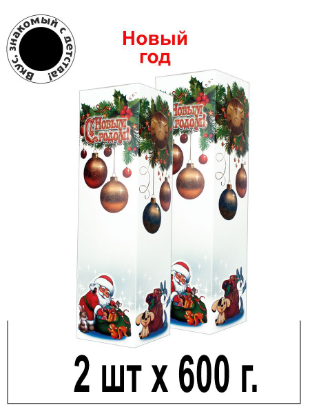 Новогодний сладкий подарок №3 600гр. 2 штуки для детей - купить с ...